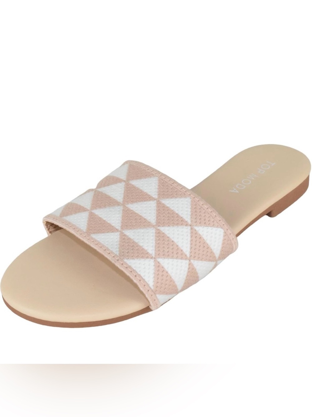 TOP Moda Shoes Women Flip Flops Patterned Sandals Casual Slide